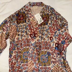 Sézane Eunice Silk Jacket/Kimono (NWT, missing belt)